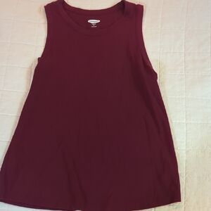 Old Navy Women's Rich Burgundy Tank Top